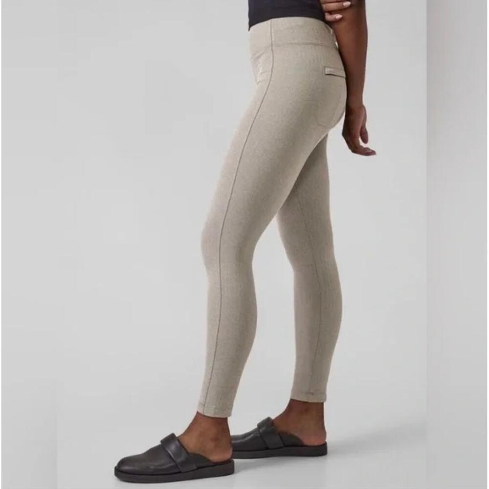 Athleta Brown Delancey Herringbone High Rise 7/8 Tight Legging Plus Size 2X